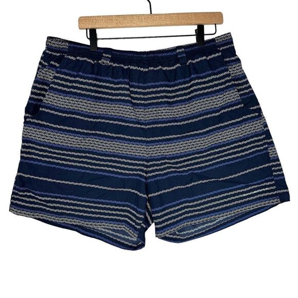 Columbia PFG Mens Blue Backcast Water Shorts Swim Trunks Size XL Fish Hooks - Picture 1 of 7